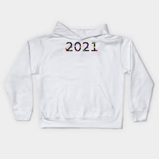 2021 text light bulb Kids Hoodie